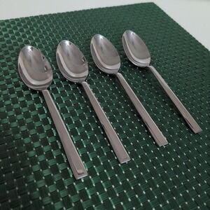 Reed & Barton ADDISON Teaspoons Set Lot of 4, 18/10 Stainless Everyday Glossy